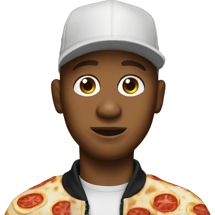rapper pizza emoji