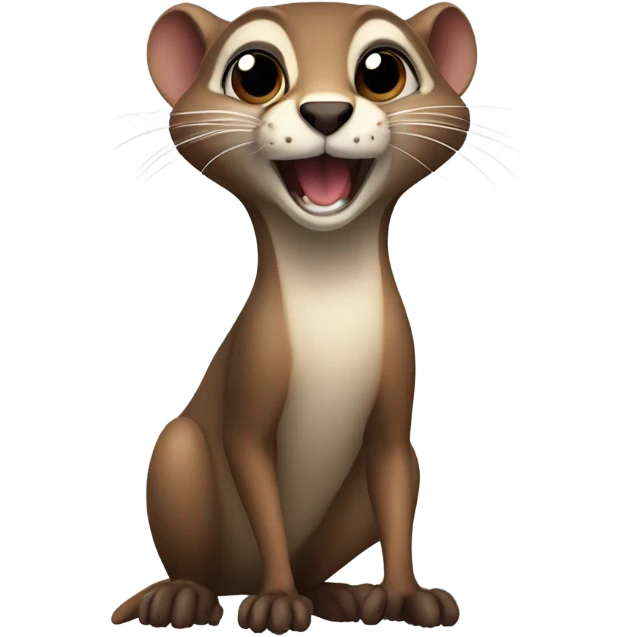 Weasel being sneaky emoji