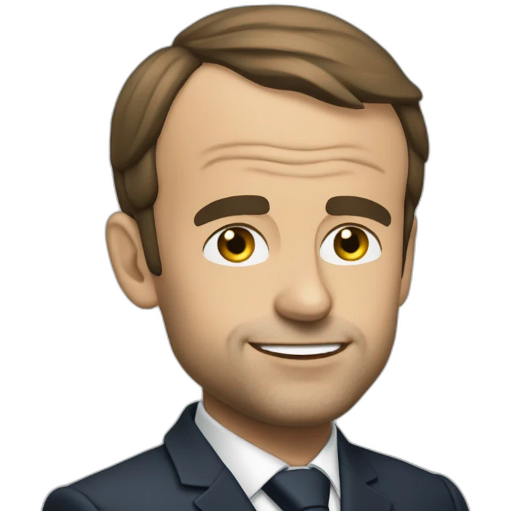 macron qui fume un join emoji