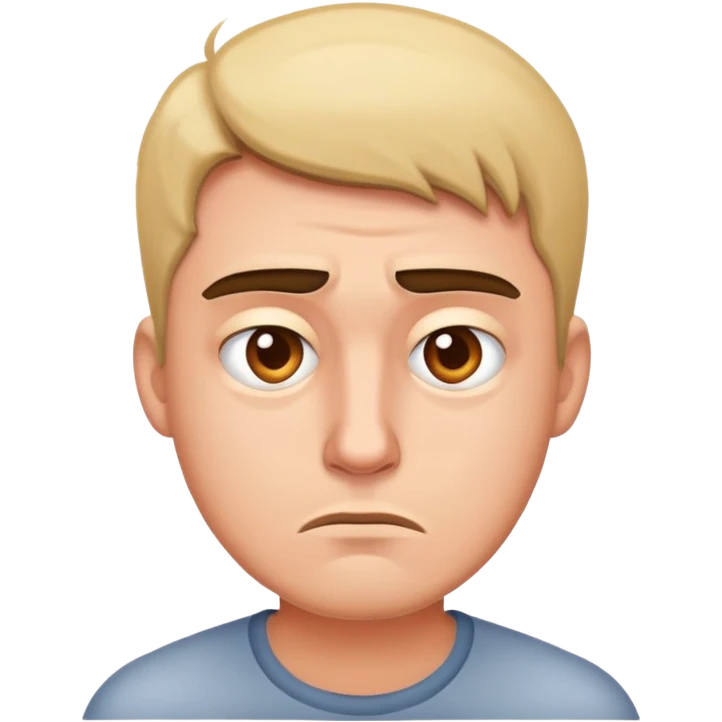 disappointed man emoji