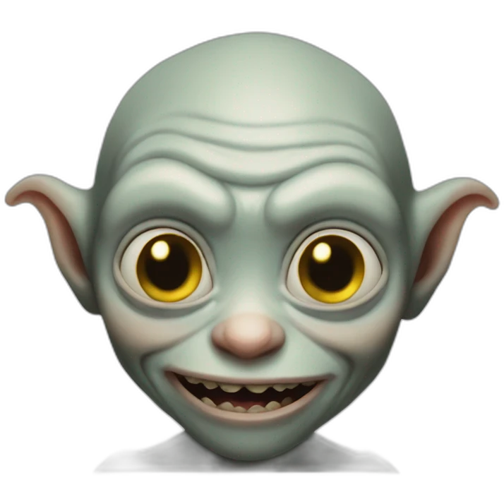 Gollum in love emoji