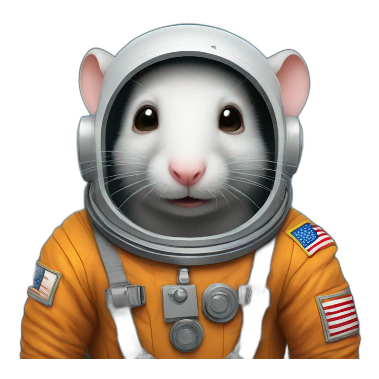 astronaut rat emoji