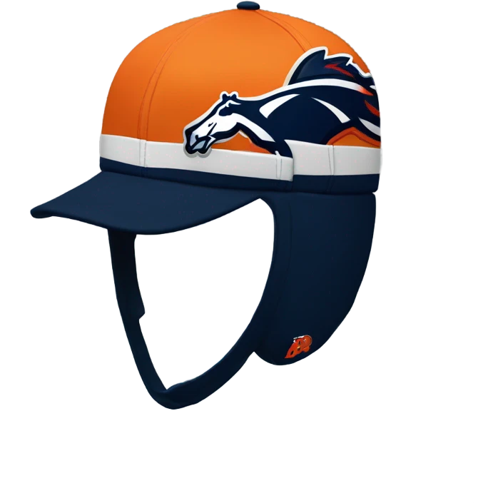 Broncos hat emoji