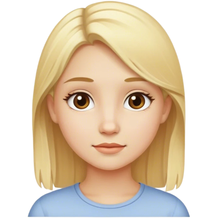 girl with blonde  emoji
