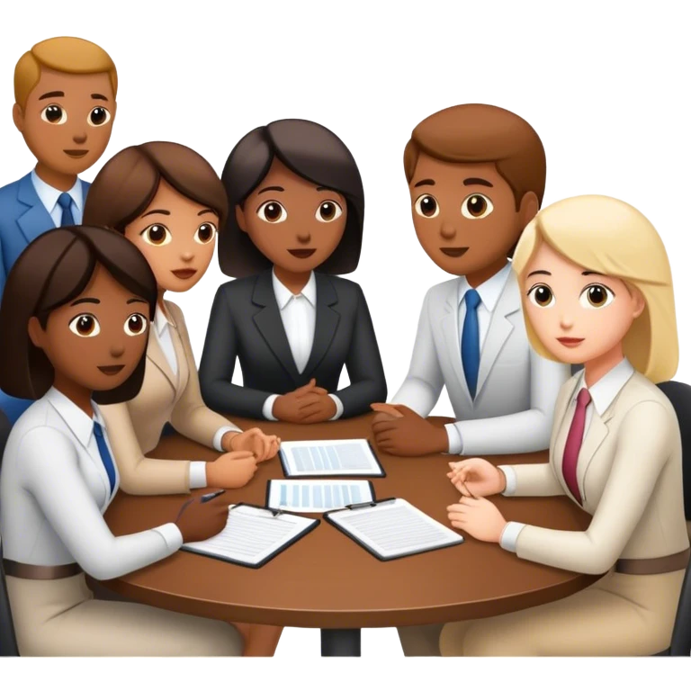 People in meeting emoji