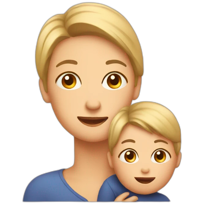 Dad mom baby emoji
