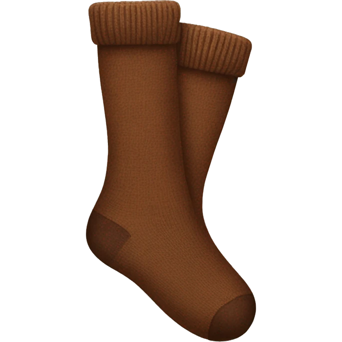 Brown socks  emoji