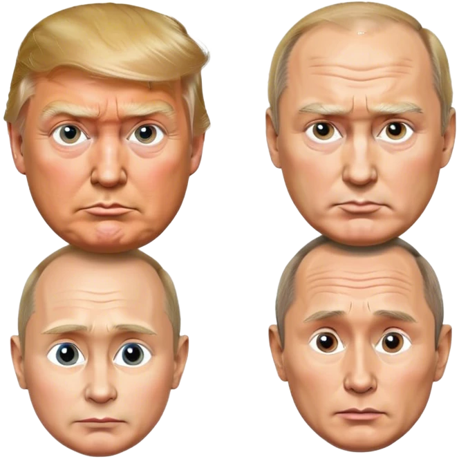 trump with putin emoji