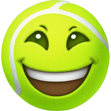 happy Tennis ball emoji
