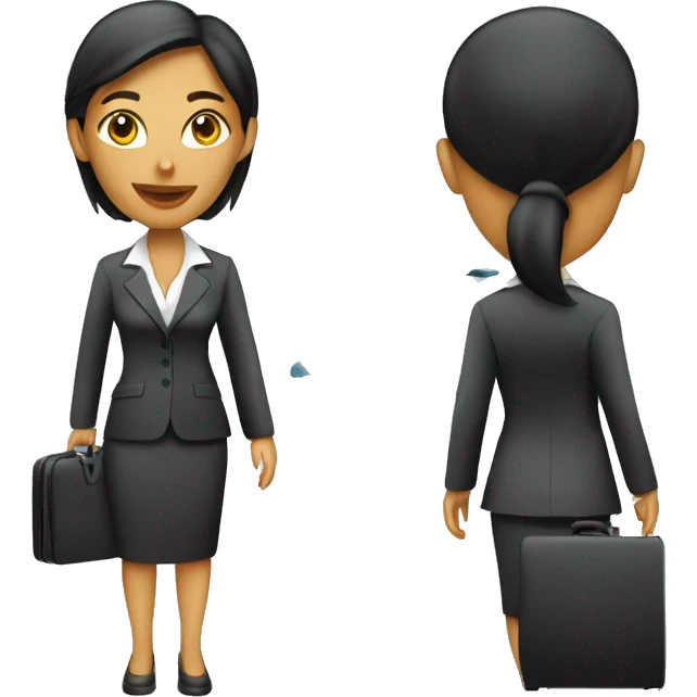 business woman TRAVEL COMAPNY emoji