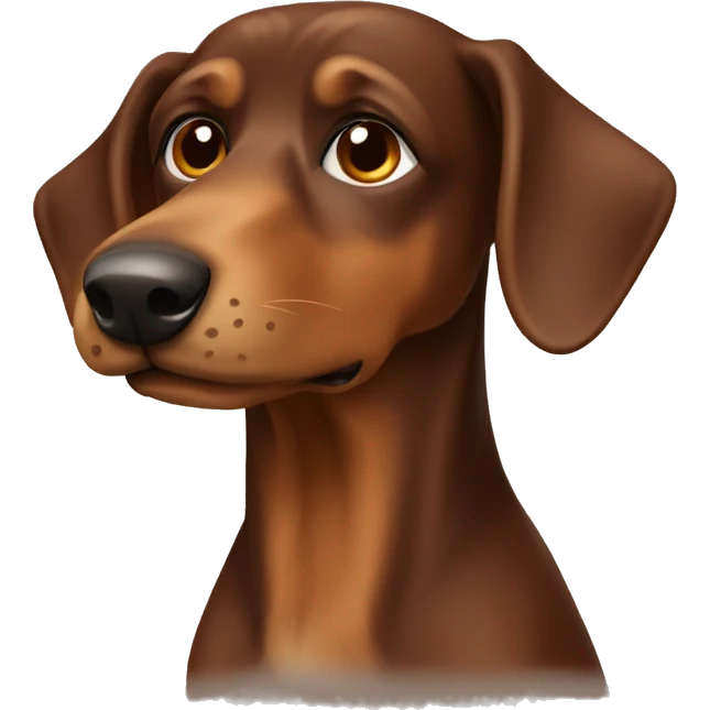 A brown wachtelhund emoji
