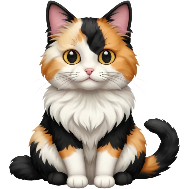 cat white and black  emoji