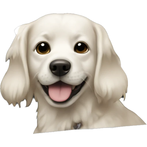 A dog in car emoji