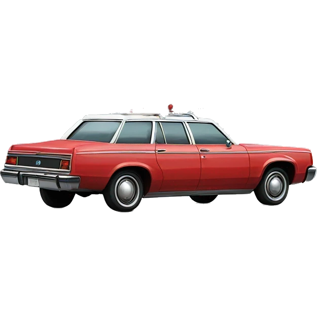 Christmas vacation oversized tree on station wagon emoji