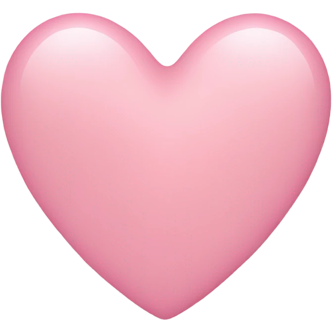 Baby pink heart emoji