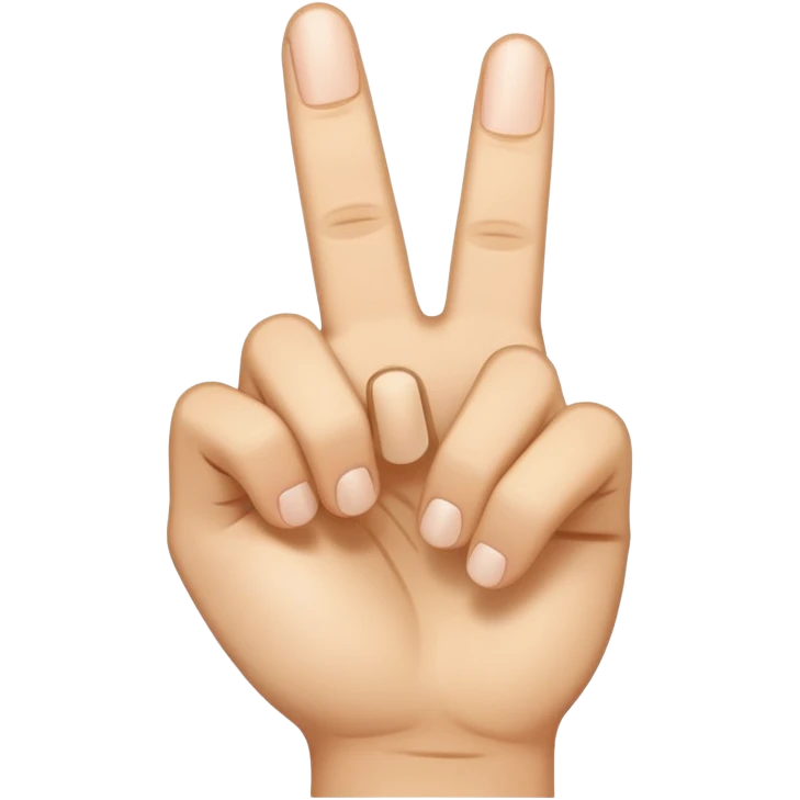 Middle finger emoji