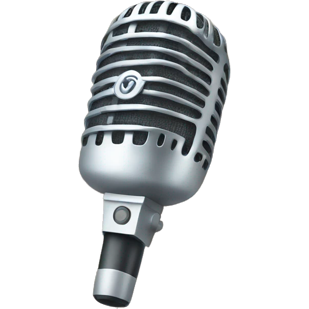 microphone on the floor emoji