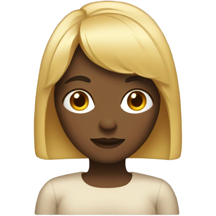 emoji of a woman with bangs emoji
