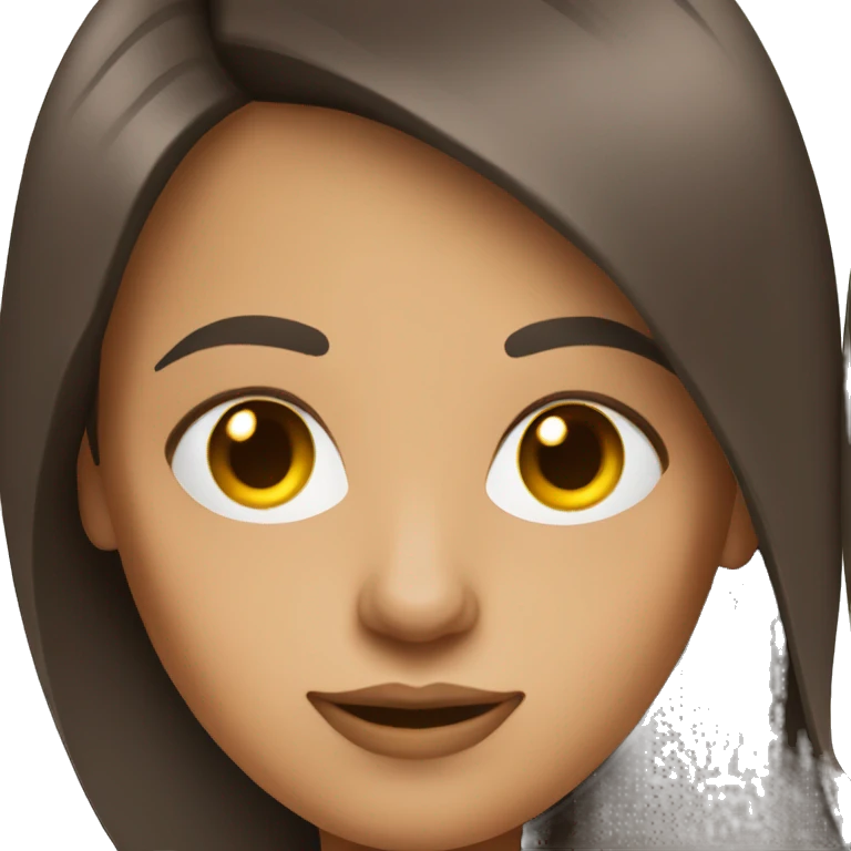 Designer brunette with an iPad tablet emoji