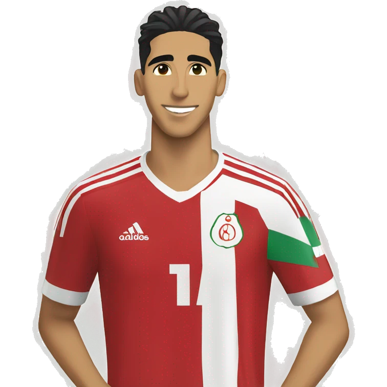Achraf hakimi maroc emoji