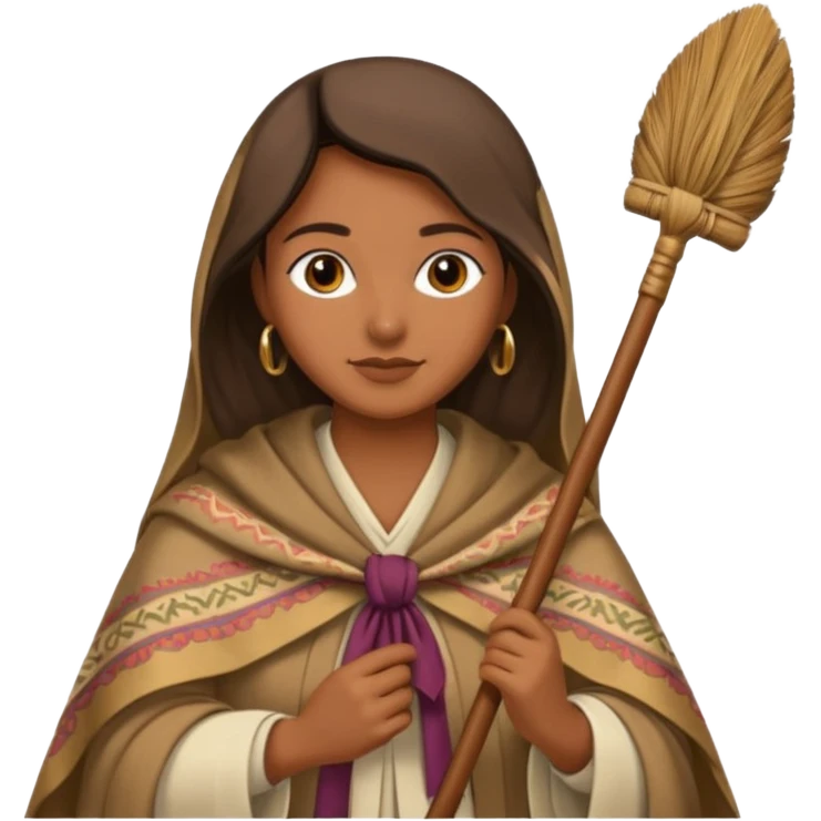 señora barriendo emoji