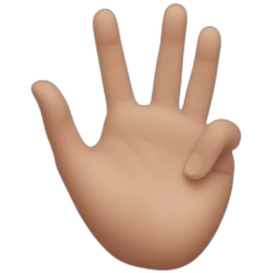 hand heart emoji