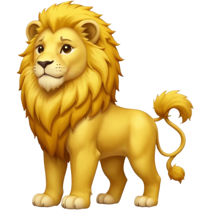 yellow lion emoji