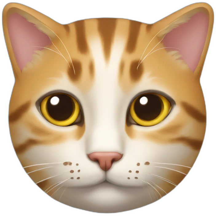 Une crotte sur un chat emoji