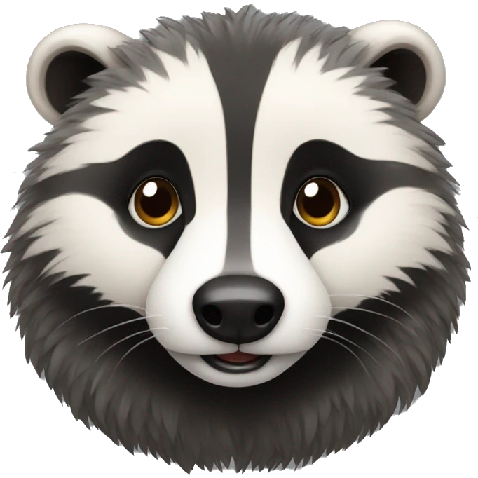 fluffy badger emoji
