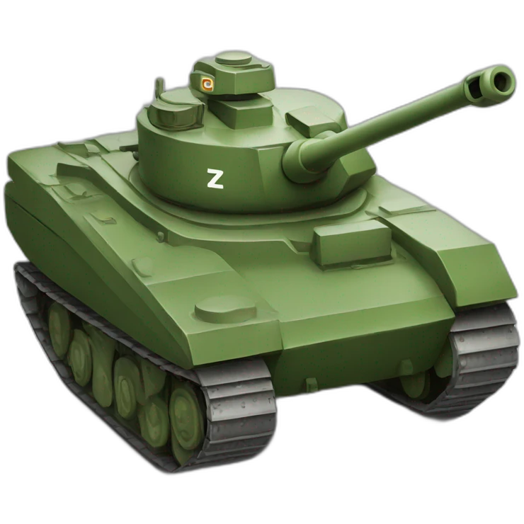 tank with letter z emoji