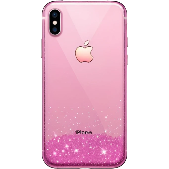glitter pink iphone emoji