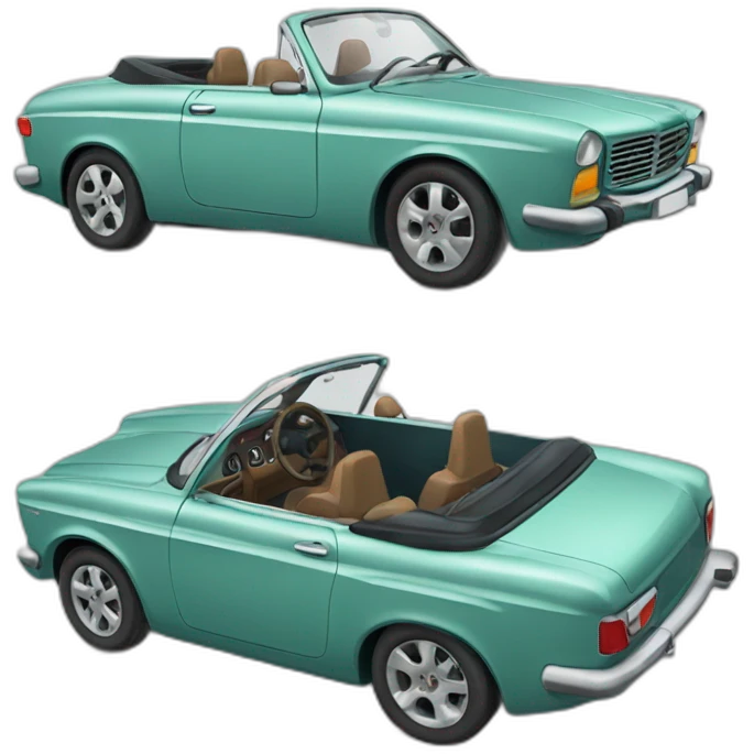 Coche descapotable  emoji