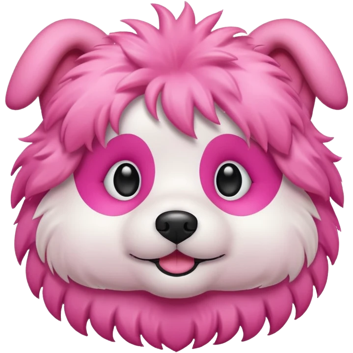 Pink dog  emoji