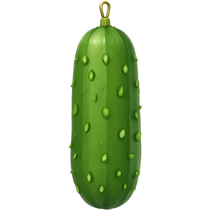 cucumber but it's a hanging fruit emoji