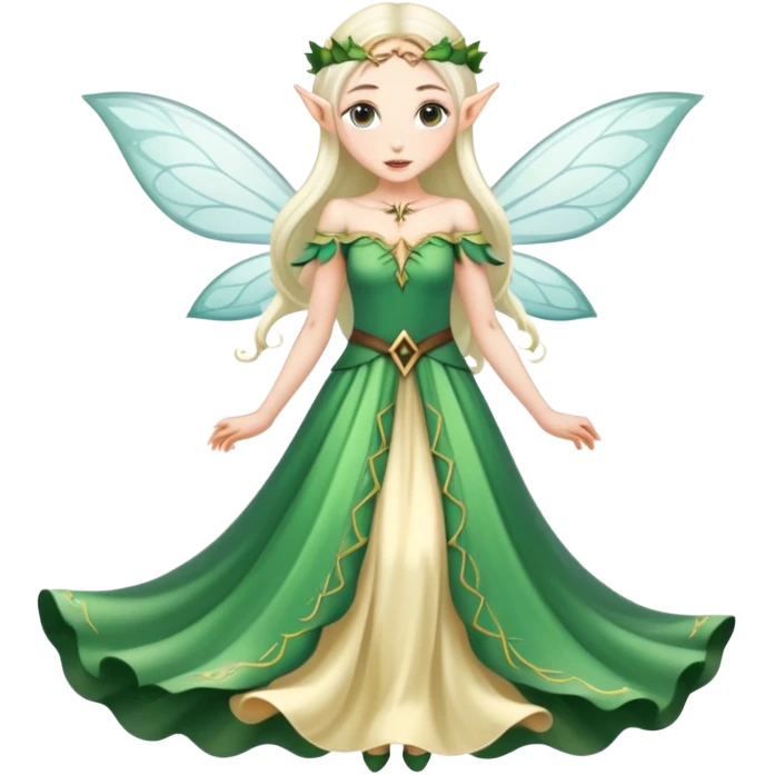 pretty elf fairy  emoji