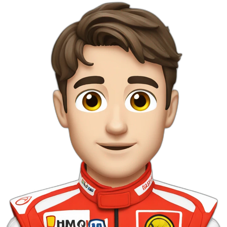 Charles Leclerc f1 driver emoji