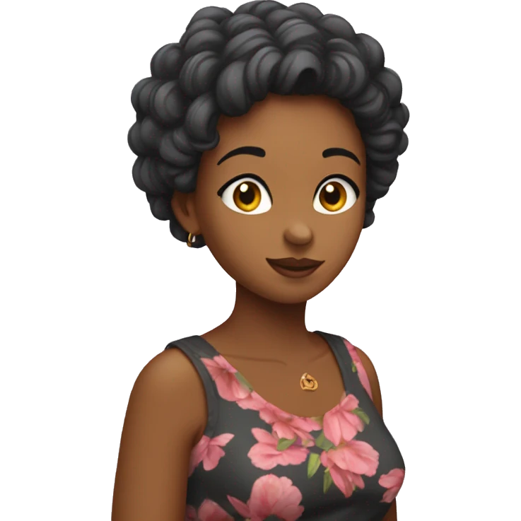 Uma mulher a comer pipocas emoji
