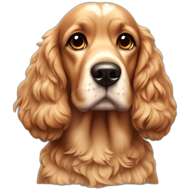 cocker dog emoji