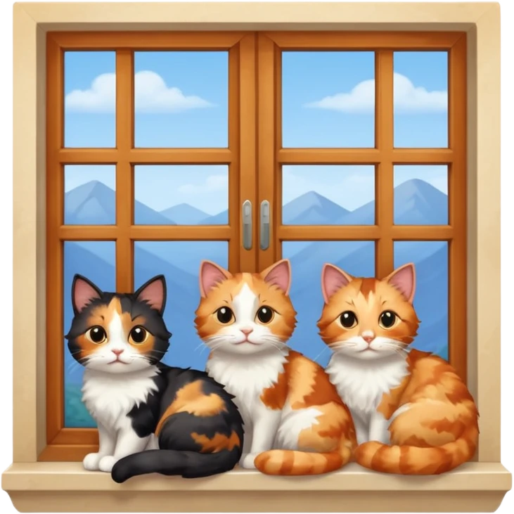 Cats on Windowsills emoji