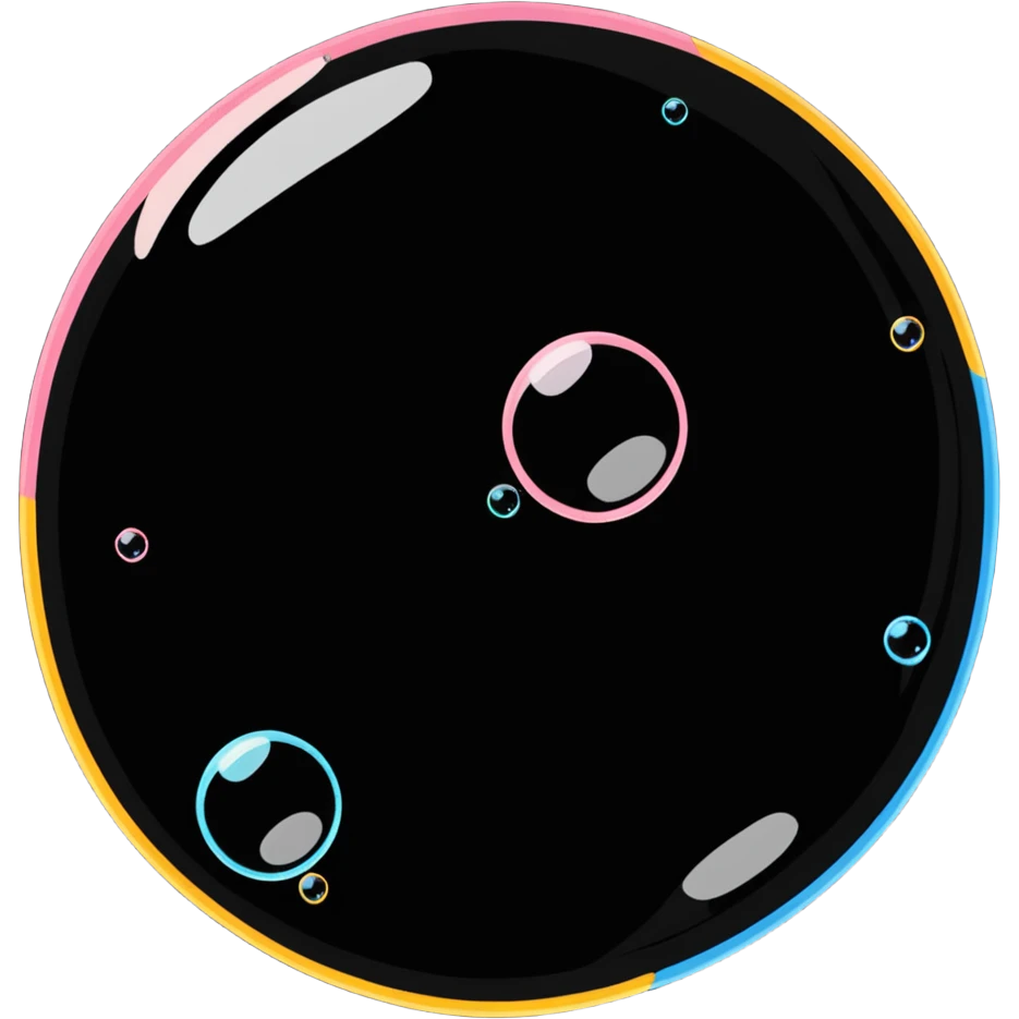colorful soap bubbles emoji