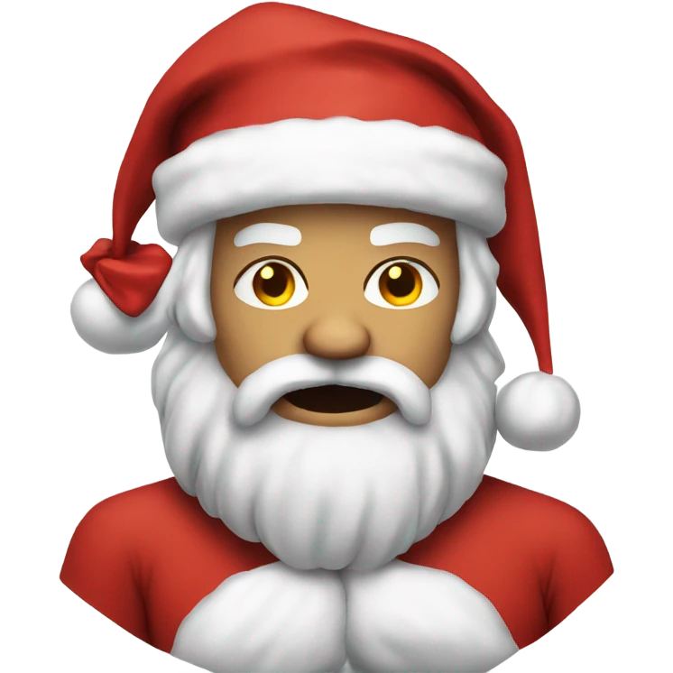 Mean Santa emoji