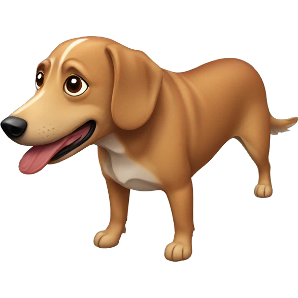 perro salchicha  emoji