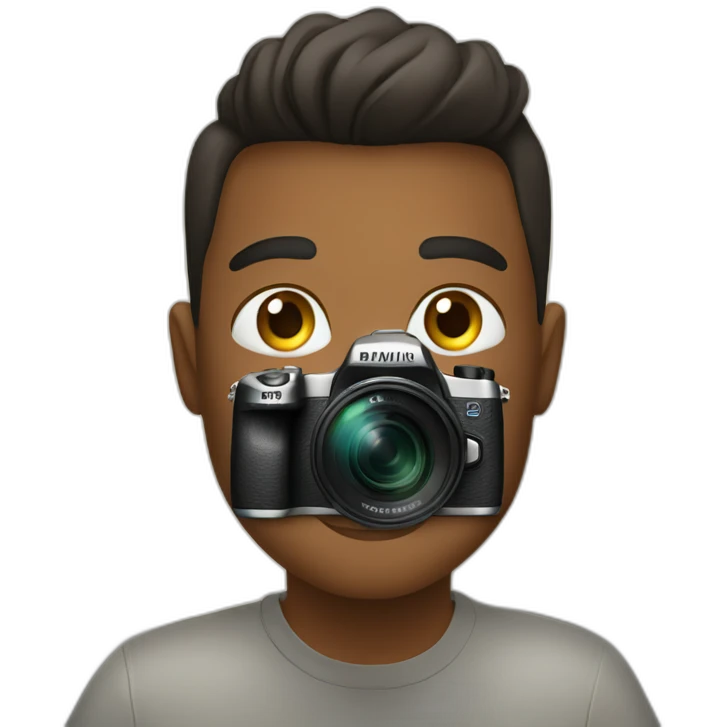 vlogging using mirrorless camera emoji