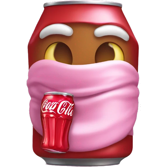 Coca cola pink emoji