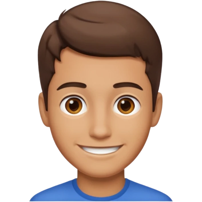 Smile male emoji