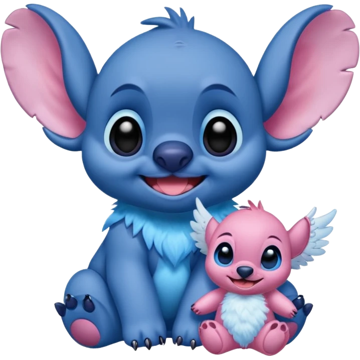 Stitch avec Angel emoji