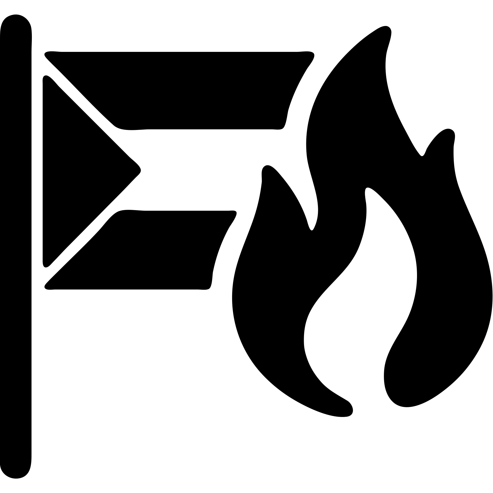 solid icon of the Palestine flag with fire, simple and bold emoji