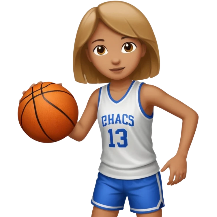 hoop at girl one arm emoji