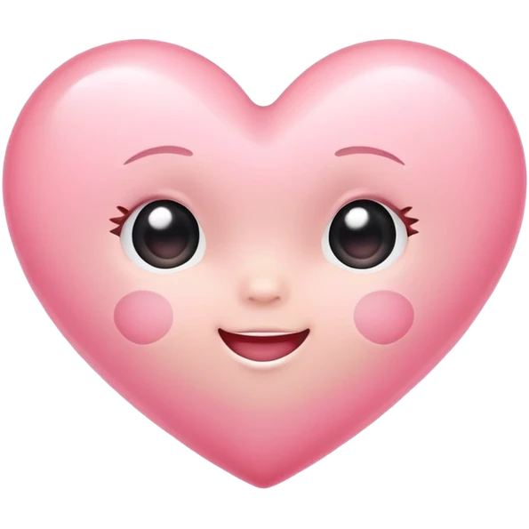 Cute baby pink heart emoji