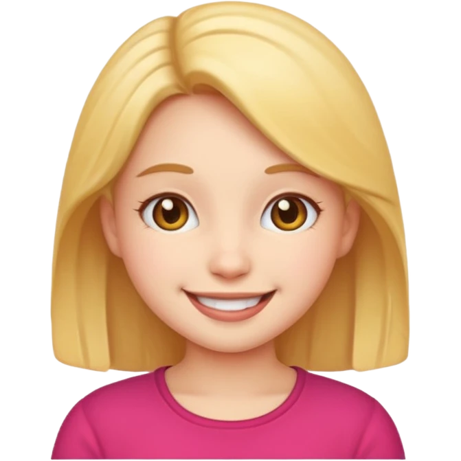 A cute girl emoji emoji